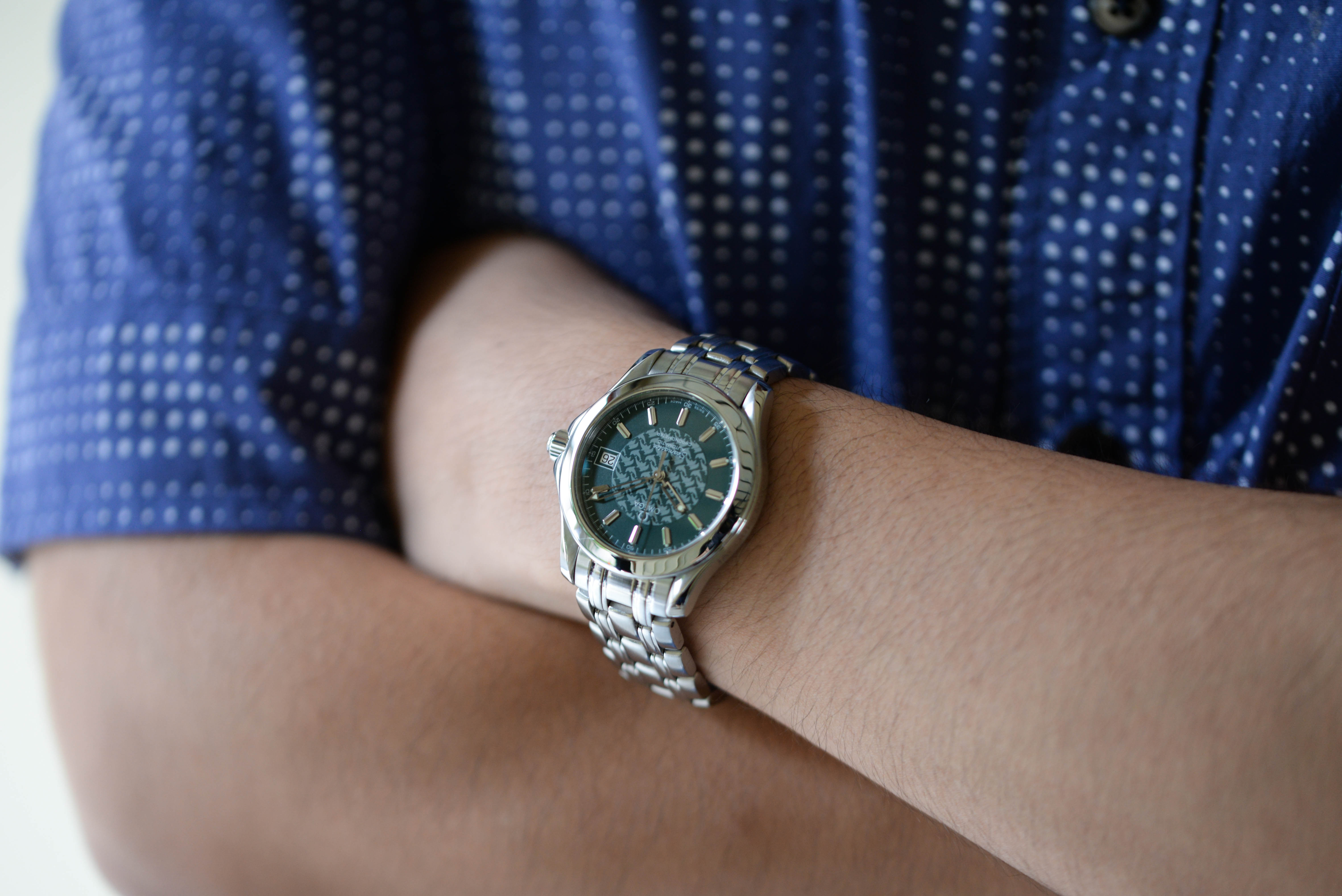 松井さんの腕時計はオメガ ジャックマイヨール Ref.2506.70