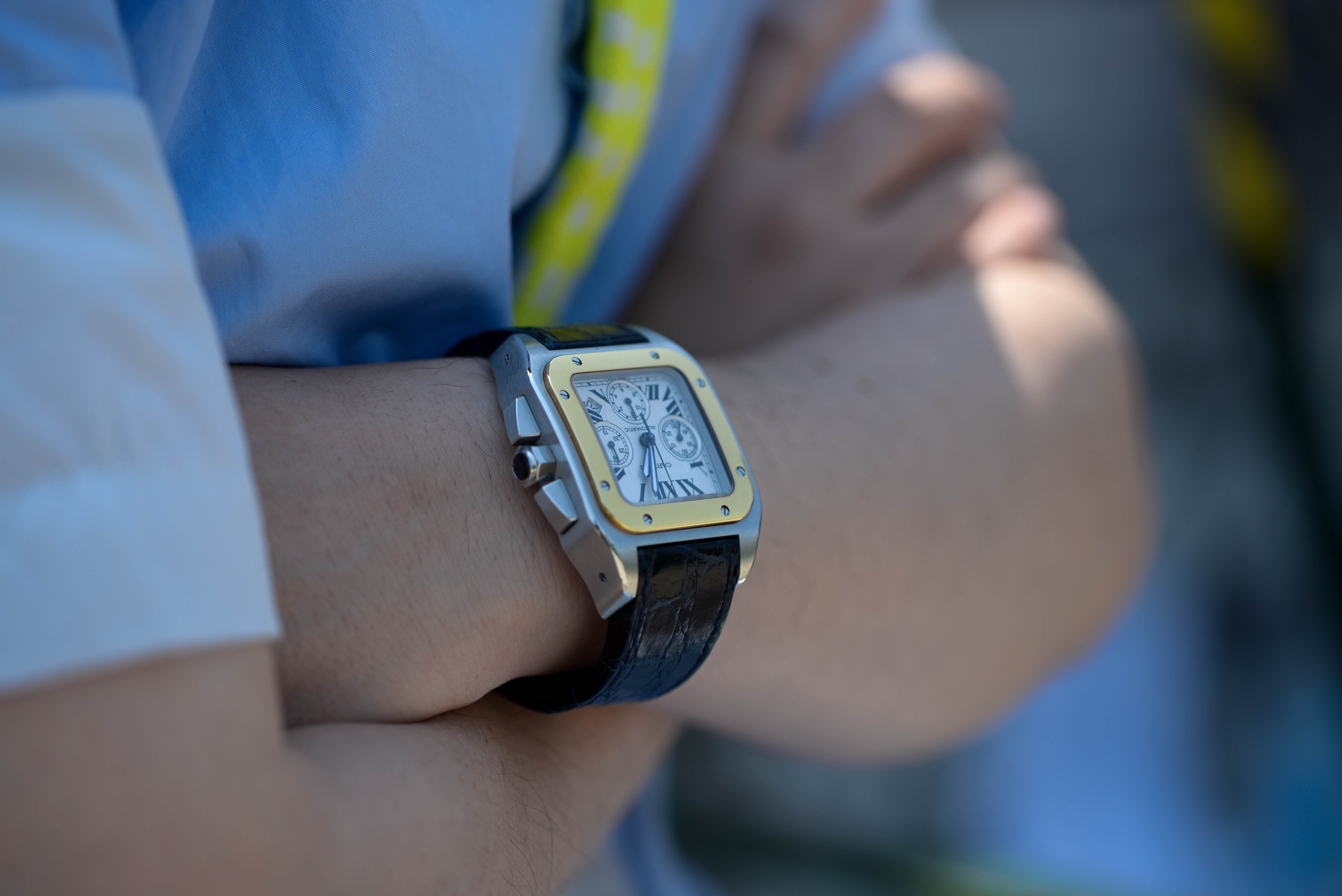 マネージャー昇格を記念に購入した腕時計 カルティエ サントス100 Xl クロノグラフ 37watch